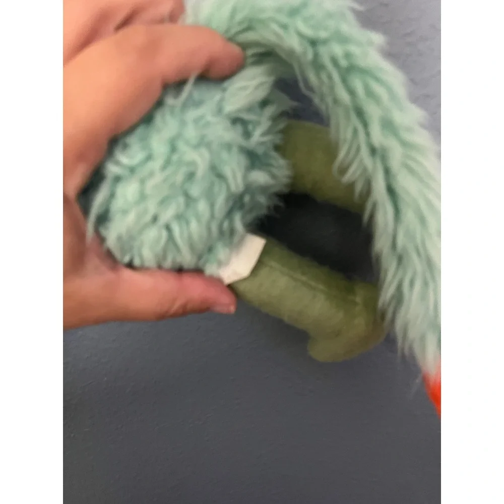 Vintage Jim Henson Muppets Wembley Fraggle Rock Plush Toy Green Shaggy‎ 12 Inch